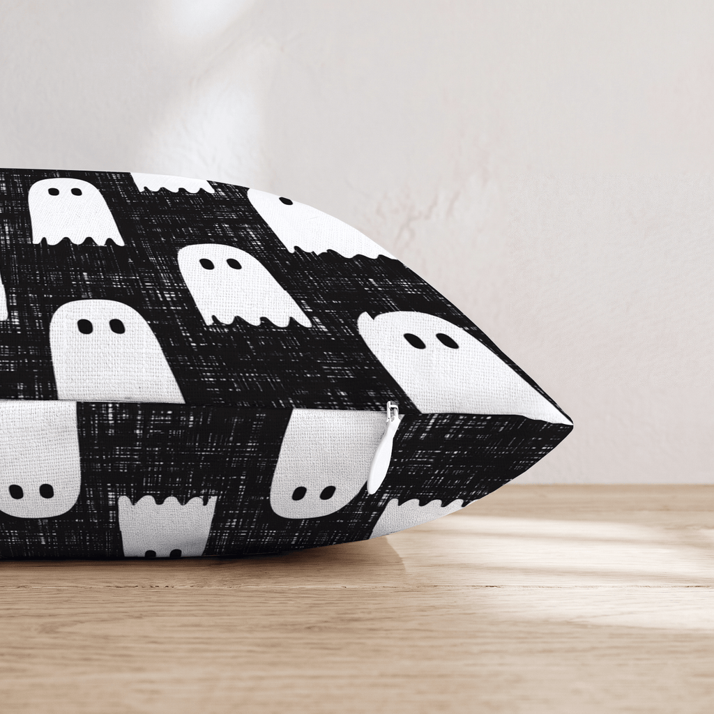 Ghosts In The Dark Throw Pillow - Hillcroft Home