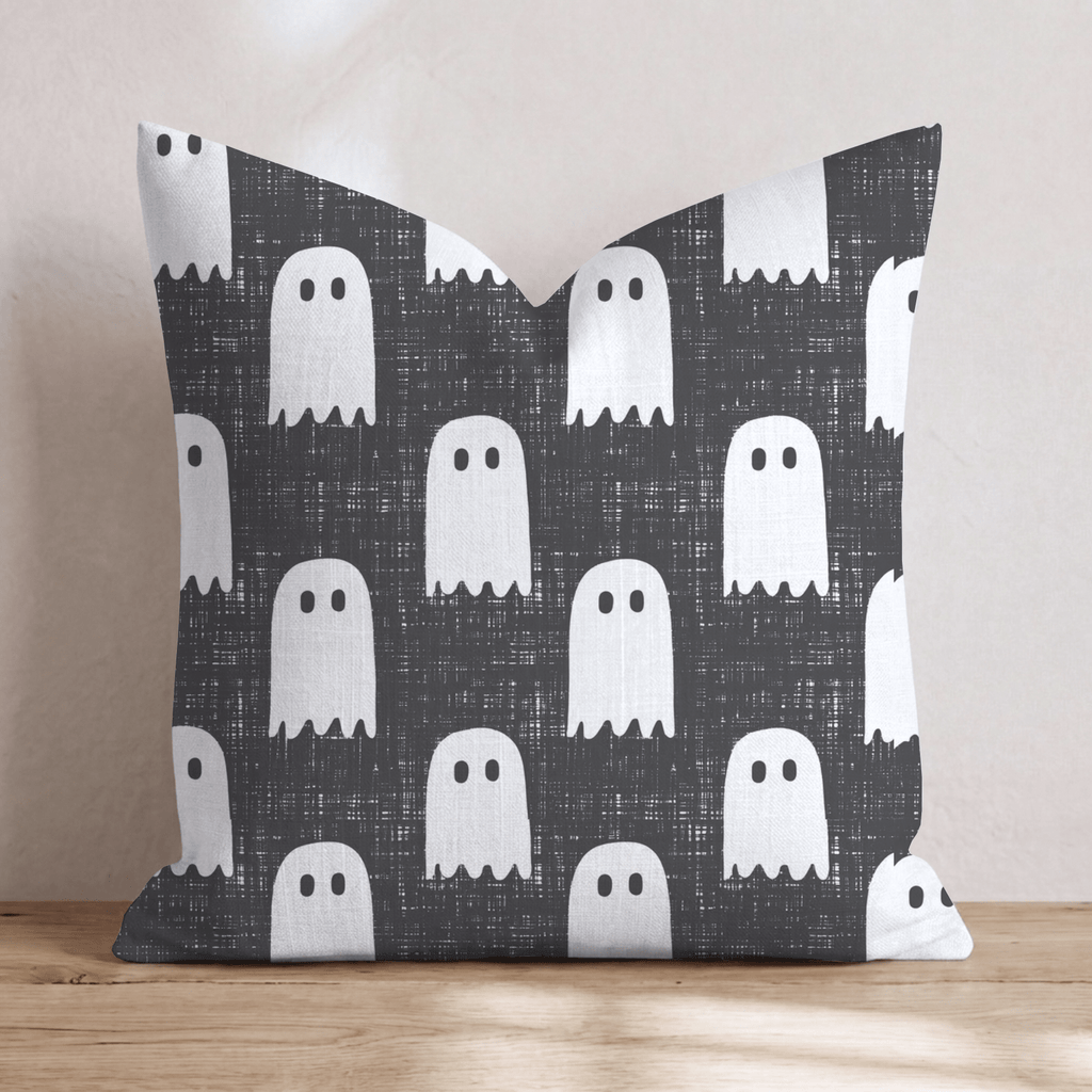 Ghosts In The Dark Throw Pillow - Hillcroft Home