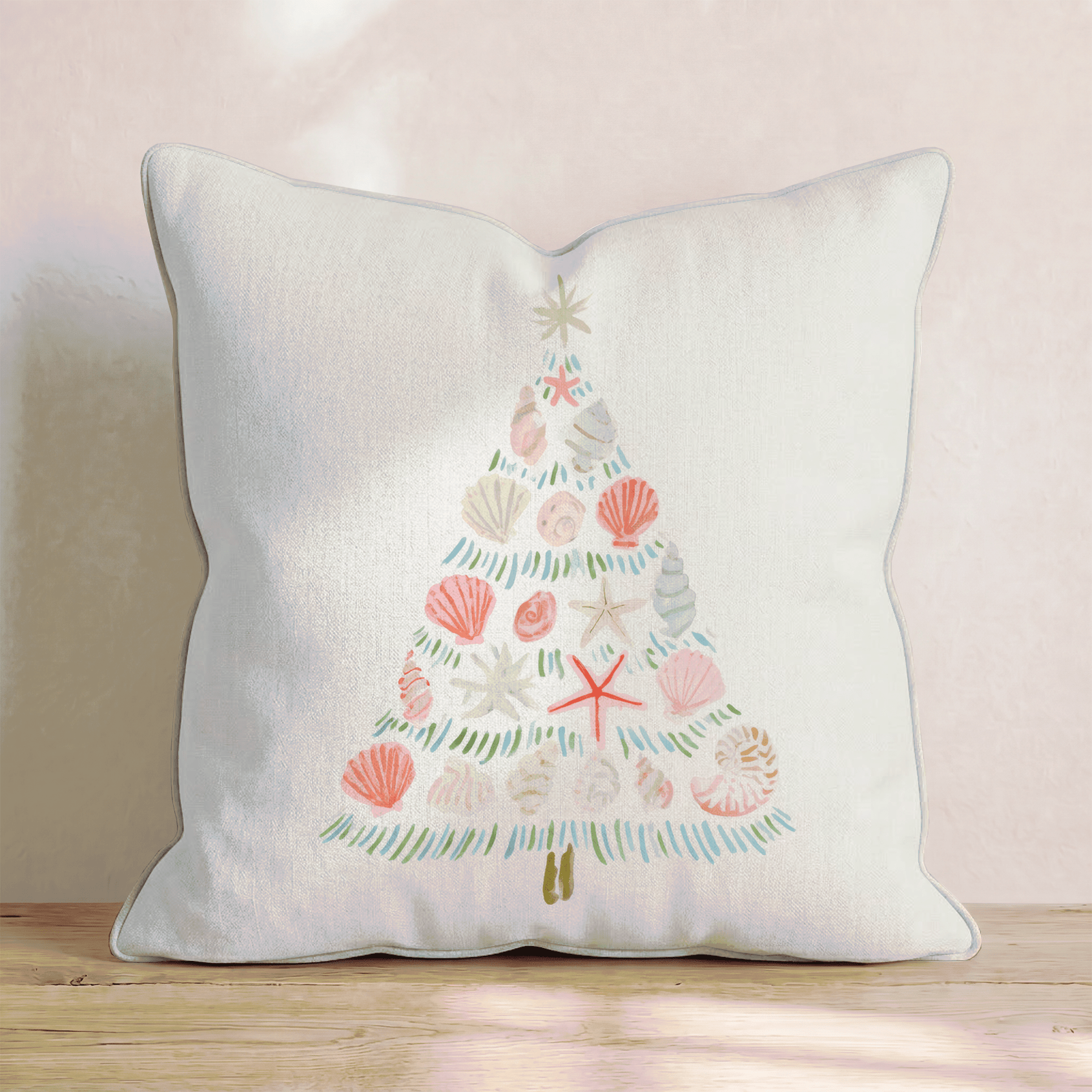 Gift Wrapped Tree Throw Pillow - Hillcroft Home