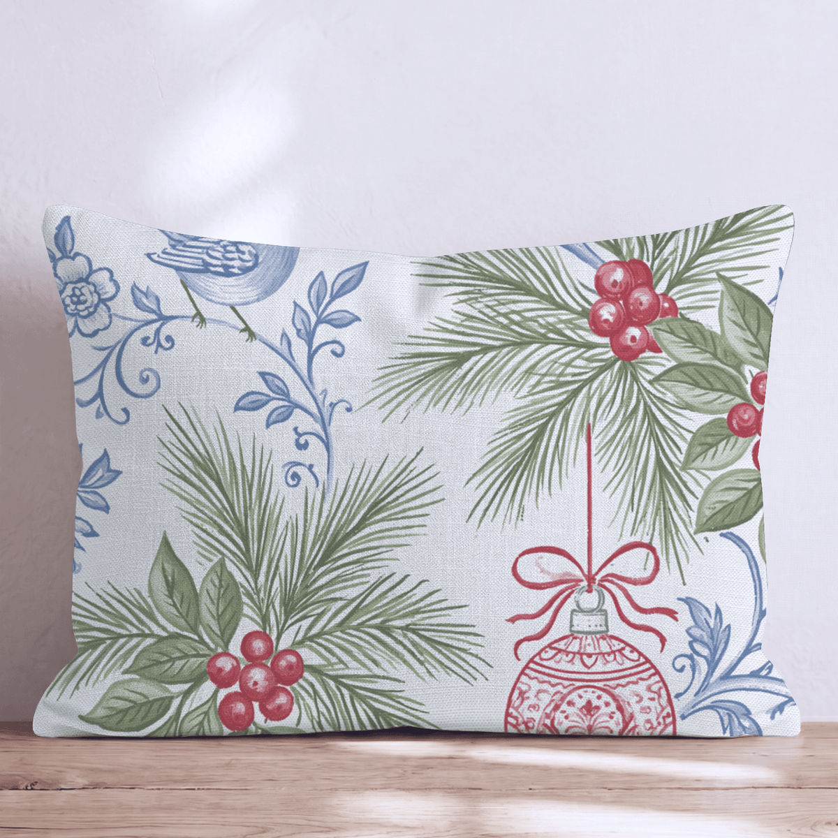 Gilded Bauble Throw Pillow throw pillow - Hillcroft Home