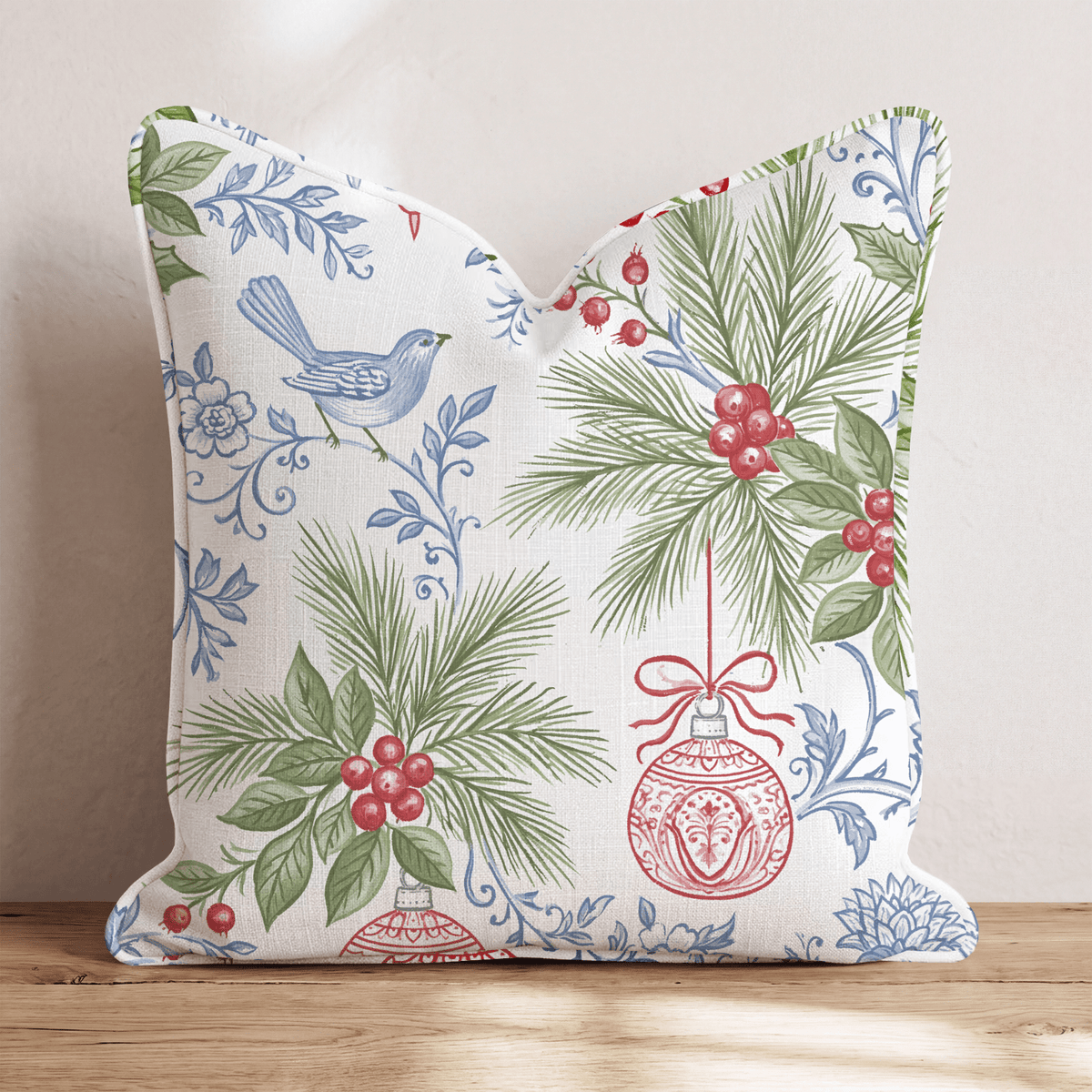 Gilded Bauble Throw Pillow throw pillow - Hillcroft Home