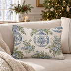 Ginger Jar Jingle Throw Pillow throw pillow - Hillcroft Home