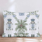 Ginger Jar Nutcracker Throw Pillow throw pillow - Hillcroft Home