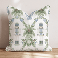 Ginger Jar Nutcracker Throw Pillow throw pillow - Hillcroft Home