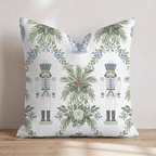 Ginger Jar Nutcracker Throw Pillow throw pillow - Hillcroft Home