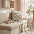 Gingham Baby Throw Pillow - Hillcroft Home