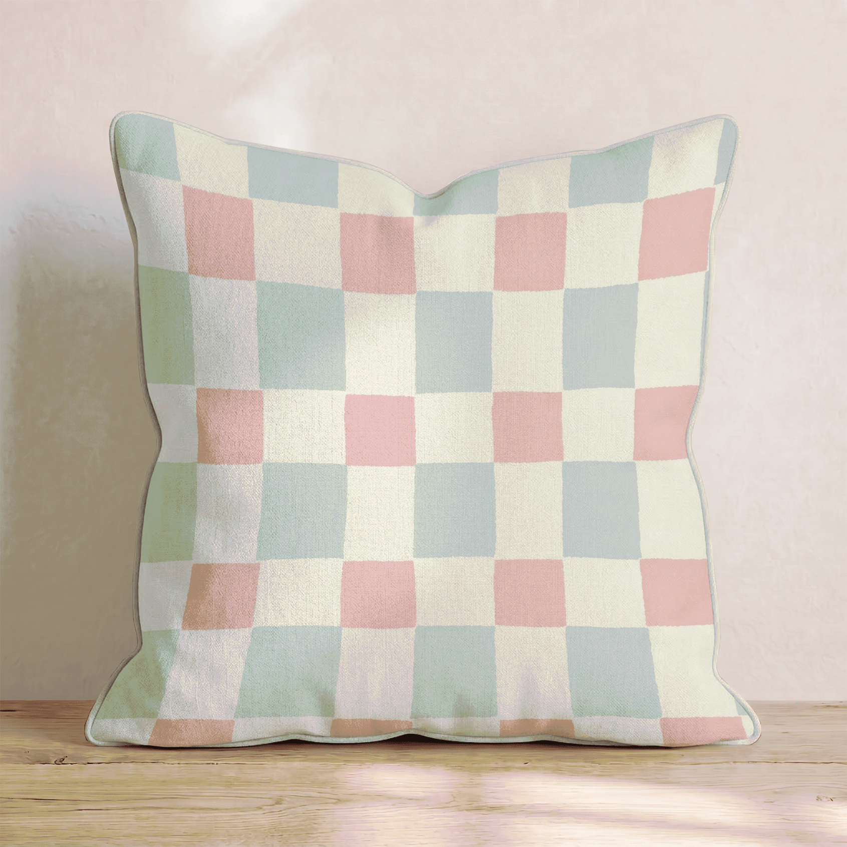 Gingham Baby Throw Pillow - Hillcroft Home
