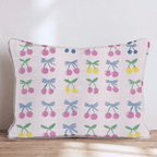 Gingham Berries Throw Pillow - Hillcroft Home
