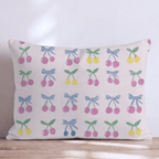 Gingham Berries Throw Pillow - Hillcroft Home