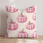 Gingham Gourds Throw Pillow - Hillcroft Home