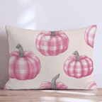 Gingham Gourds Throw Pillow - Hillcroft Home