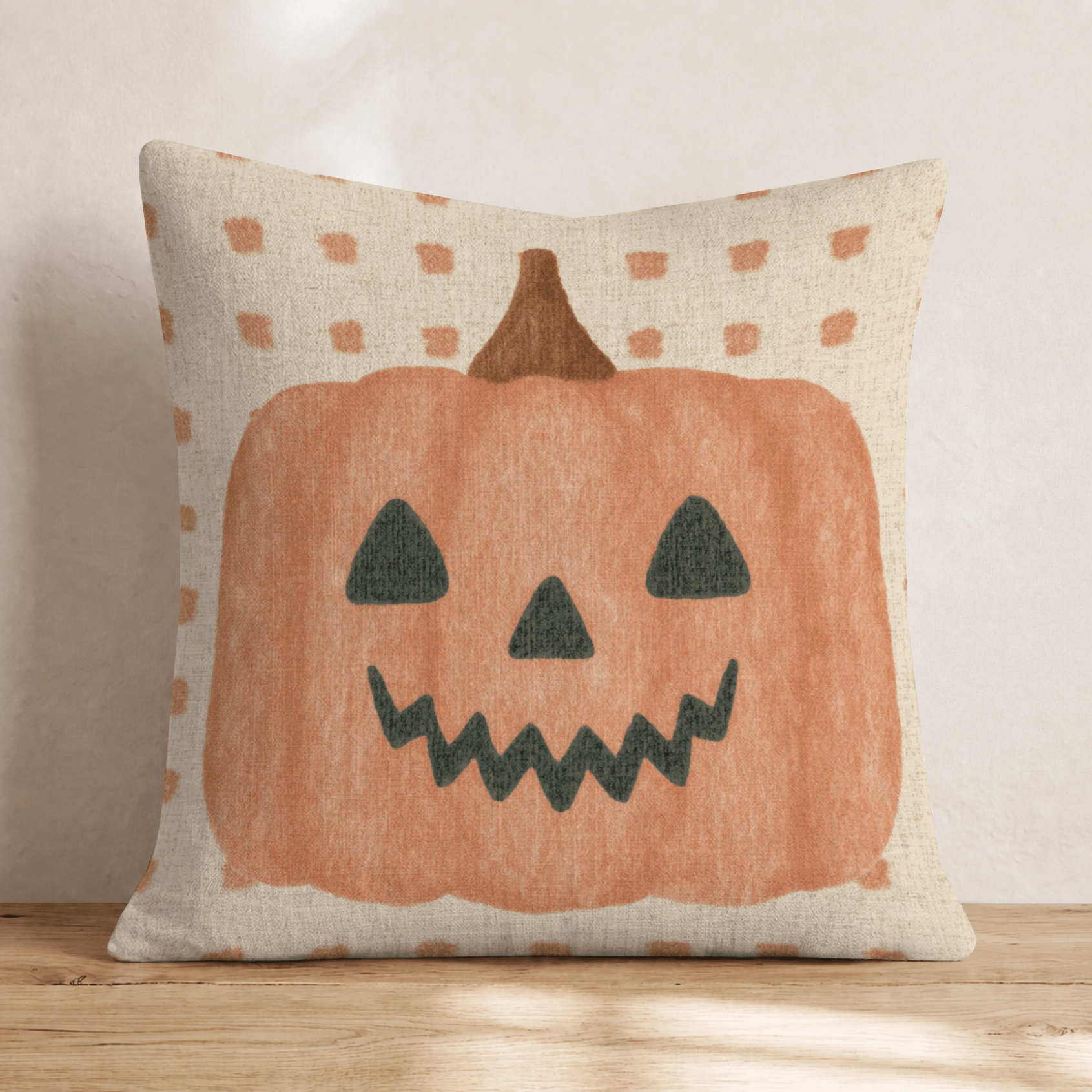 Gingham Grin Throw Pillow - Hillcroft Home