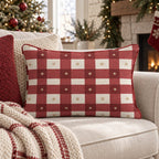 Gingham Style Throw Pillow throw pillow - Hillcroft Home