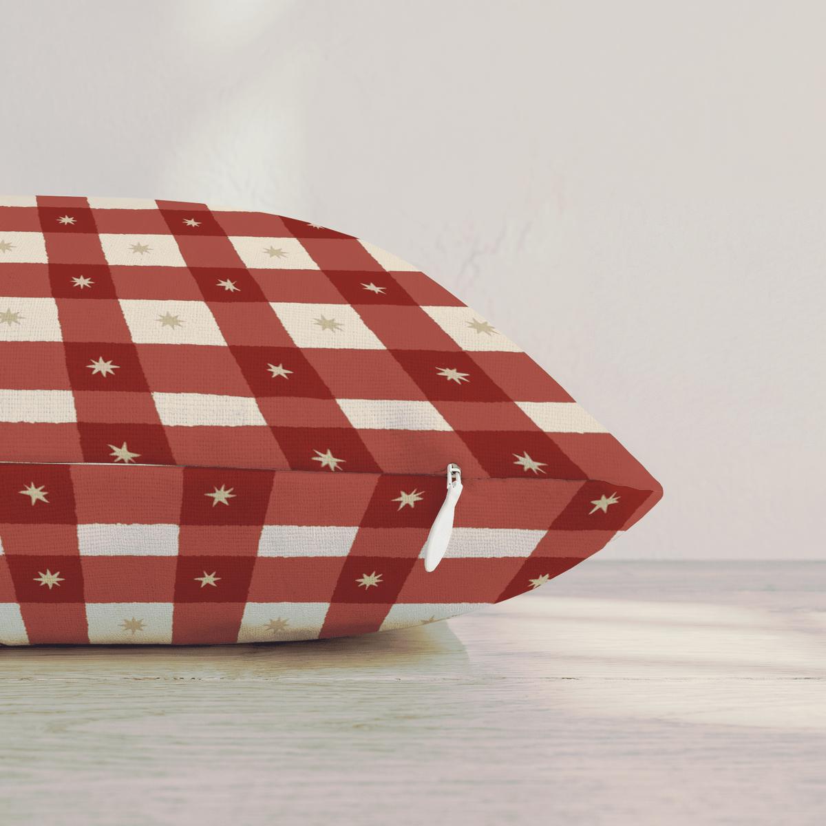 Gingham Style Throw Pillow throw pillow - Hillcroft Home