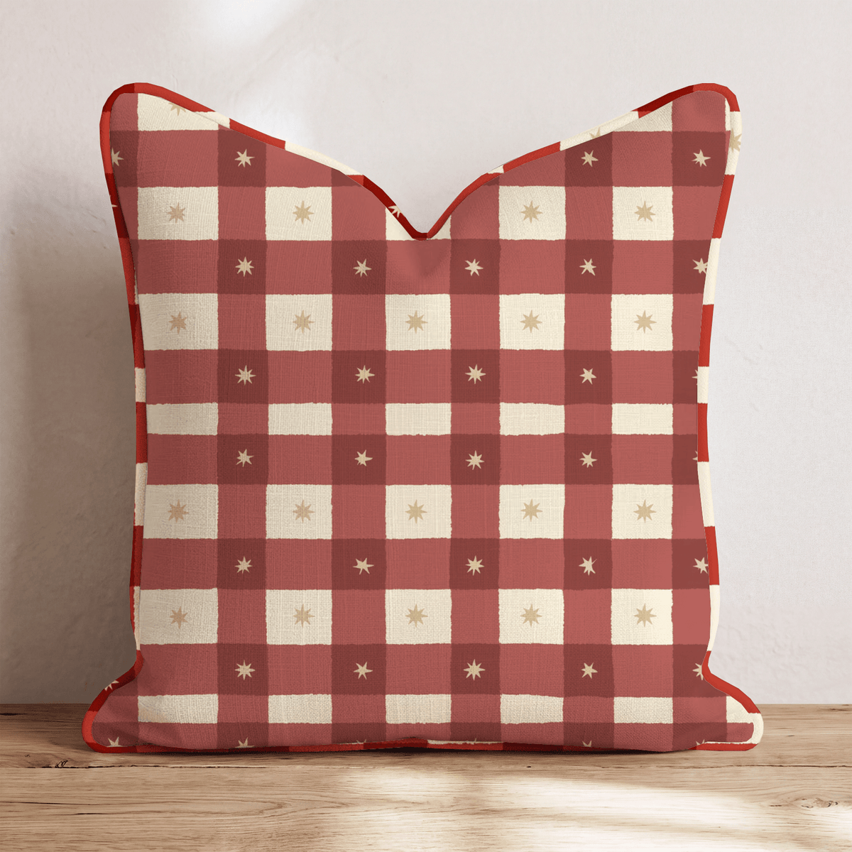 Gingham Style Throw Pillow throw pillow - Hillcroft Home