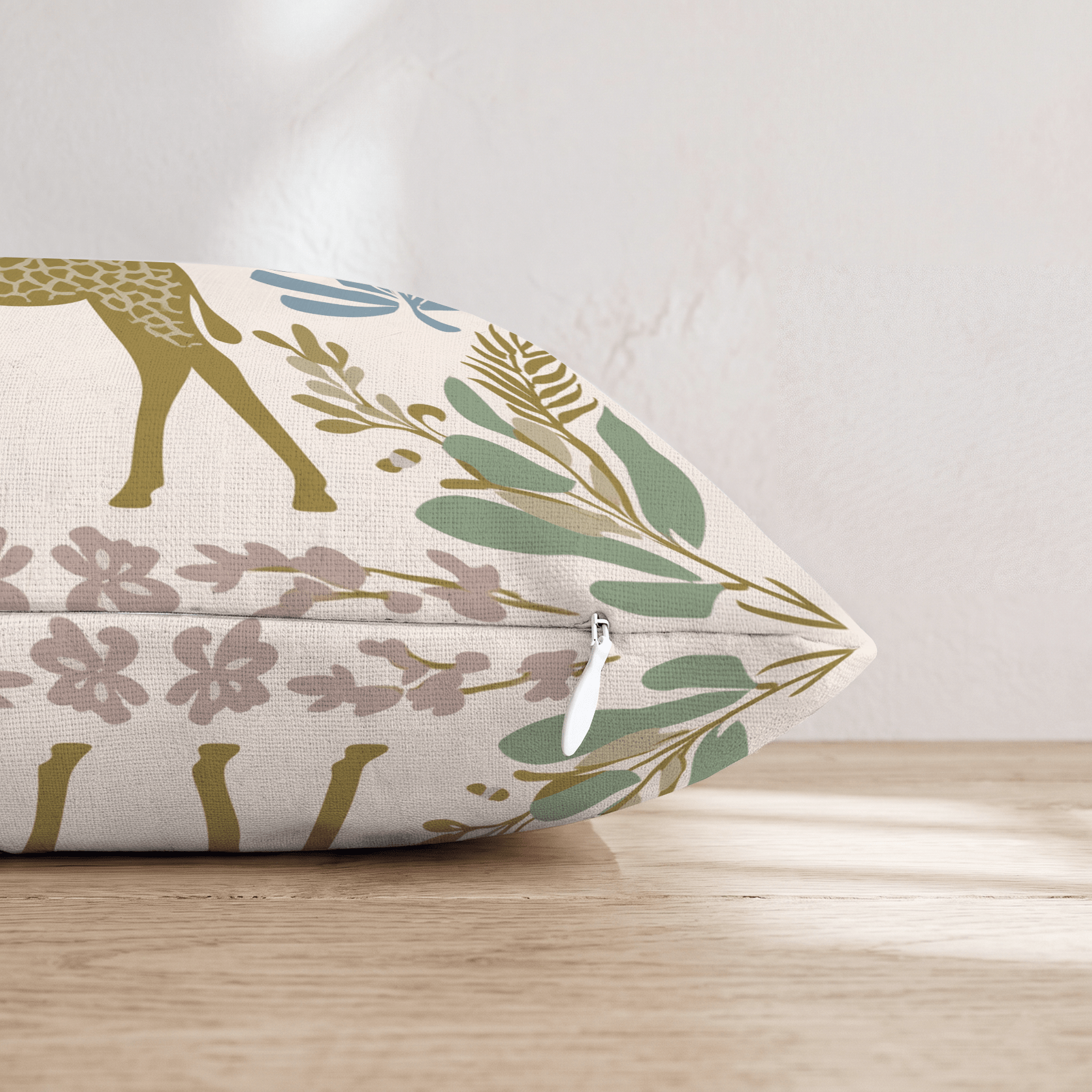 Giraffe Safari Throw Pillow - Hillcroft Home