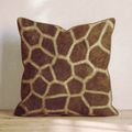 Giraffe Skin Texture Throw Pillow - Hillcroft Home