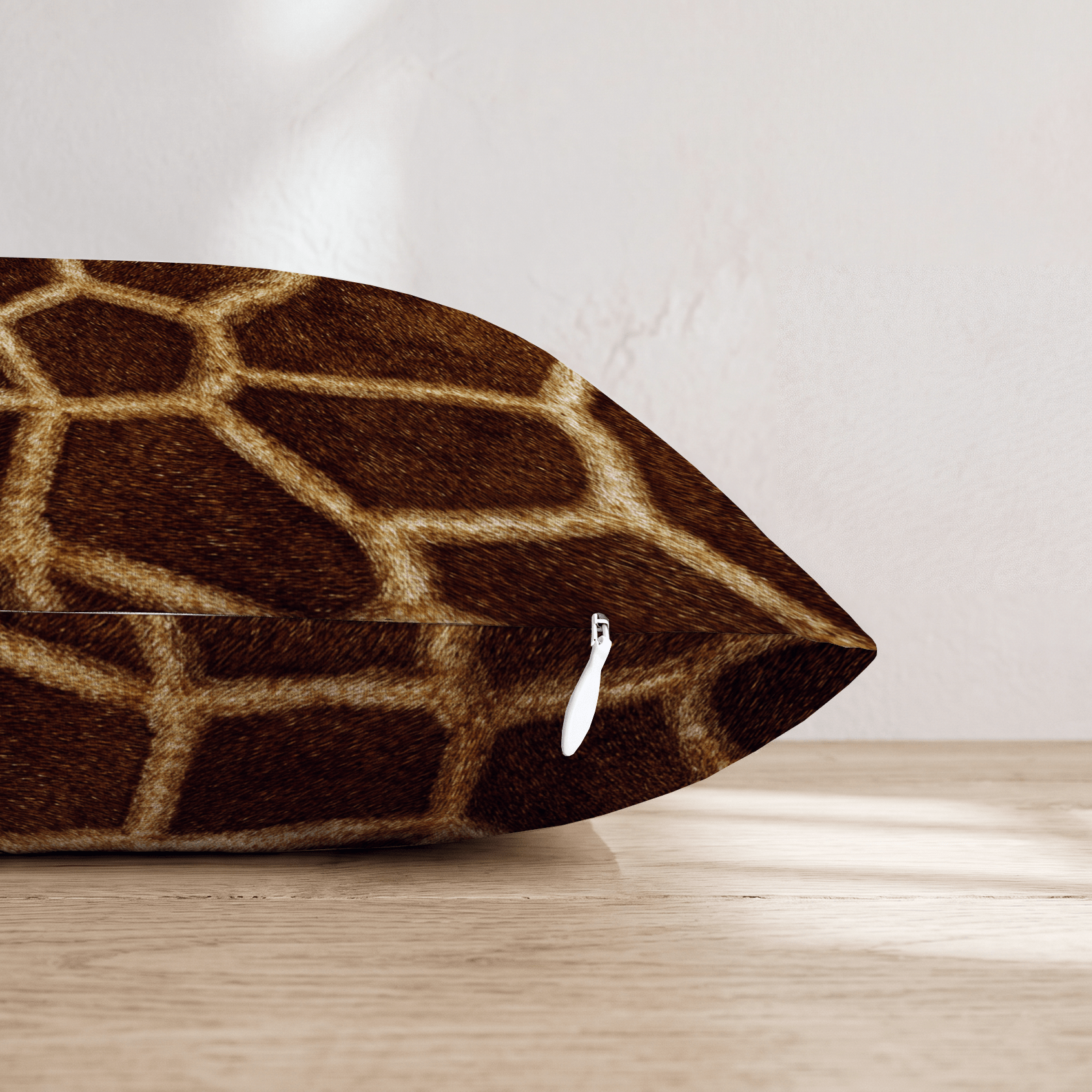 Giraffe Skin Texture Throw Pillow - Hillcroft Home