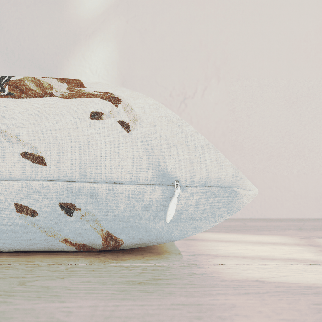 Girl's Horse Show Throw Pillow throw pillow - Hillcroft Home