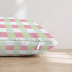 Girly Gingham Throw Pillow - Hillcroft Home