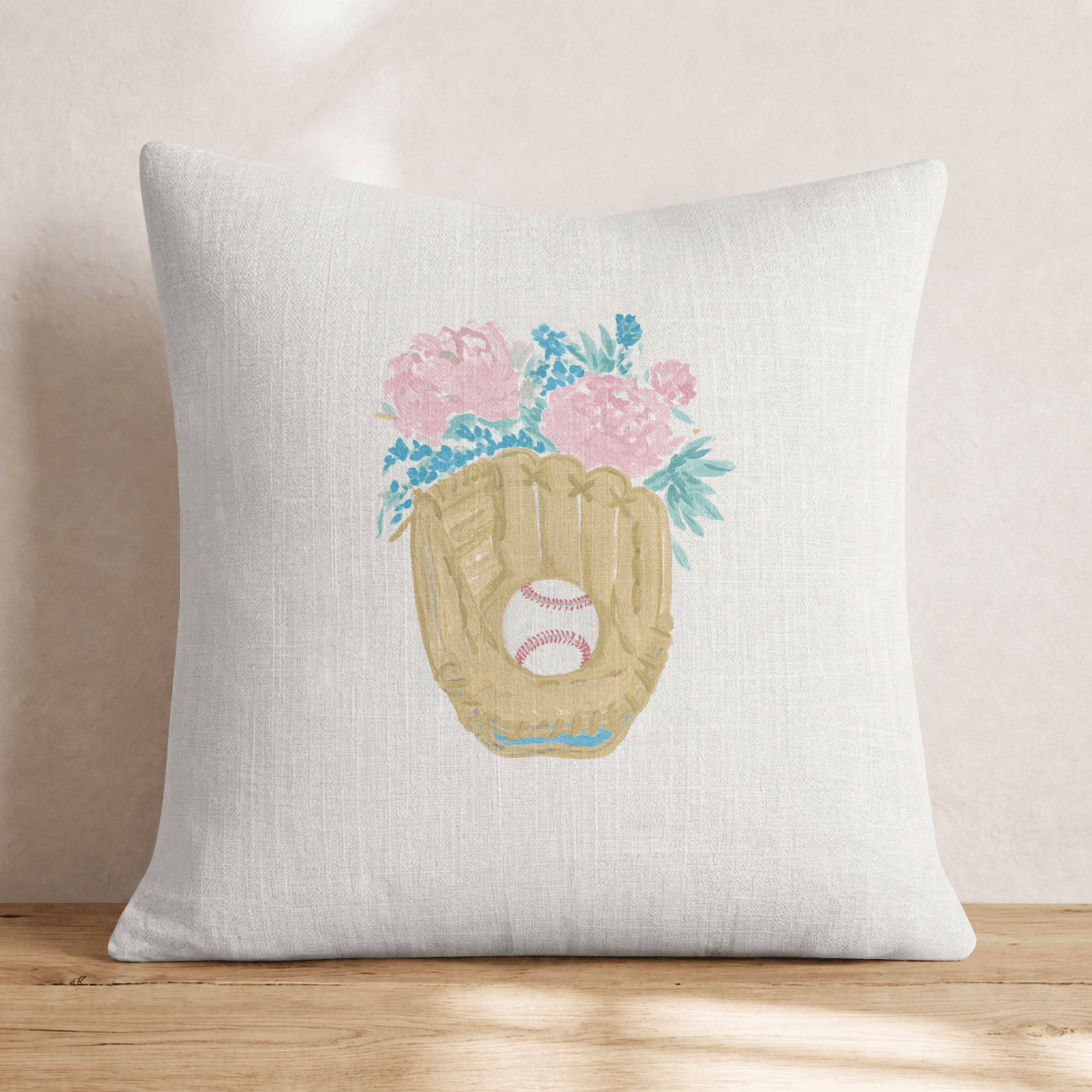 Girly Gloves Throw Pillow - Hillcroft Home