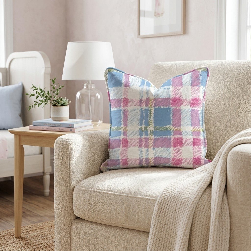 Girly Picnic Throw Pillow - Hillcroft Home