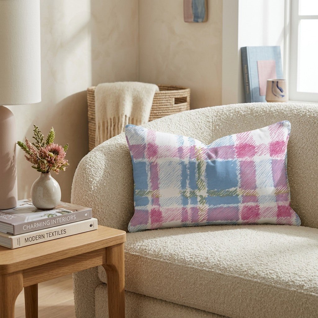 Girly Picnic Throw Pillow - Hillcroft Home