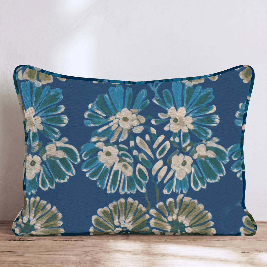 Girly Sketch Garden Throw Pillow - Hillcroft Home