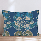 Girly Sketch Garden Throw Pillow - Hillcroft Home