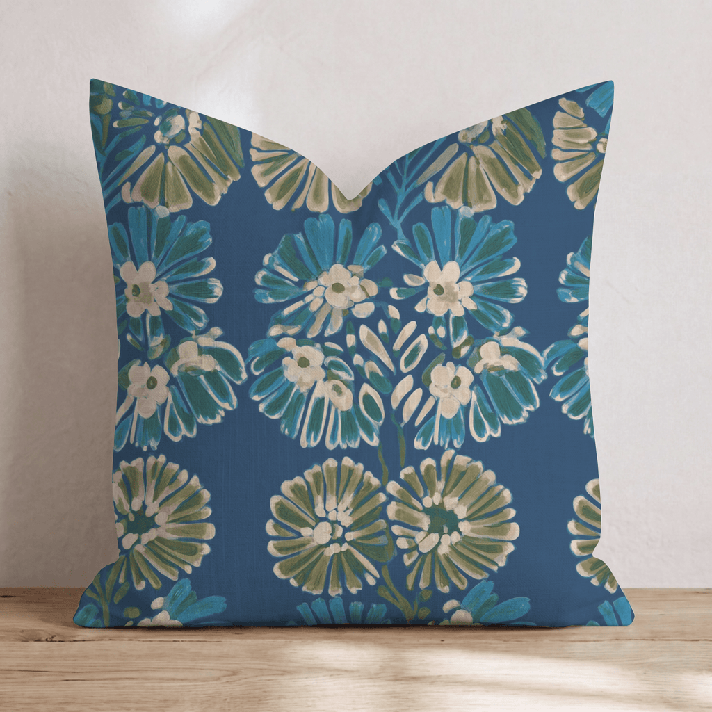 Girly Sketch Garden Throw Pillow - Hillcroft Home