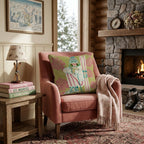 Glam Ski Throw Pillow - Hillcroft Home