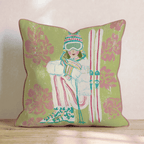 Glam Ski Throw Pillow - Hillcroft Home