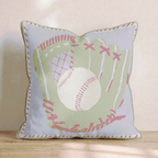 Glove and Ball Throw Pillow - Hillcroft Home