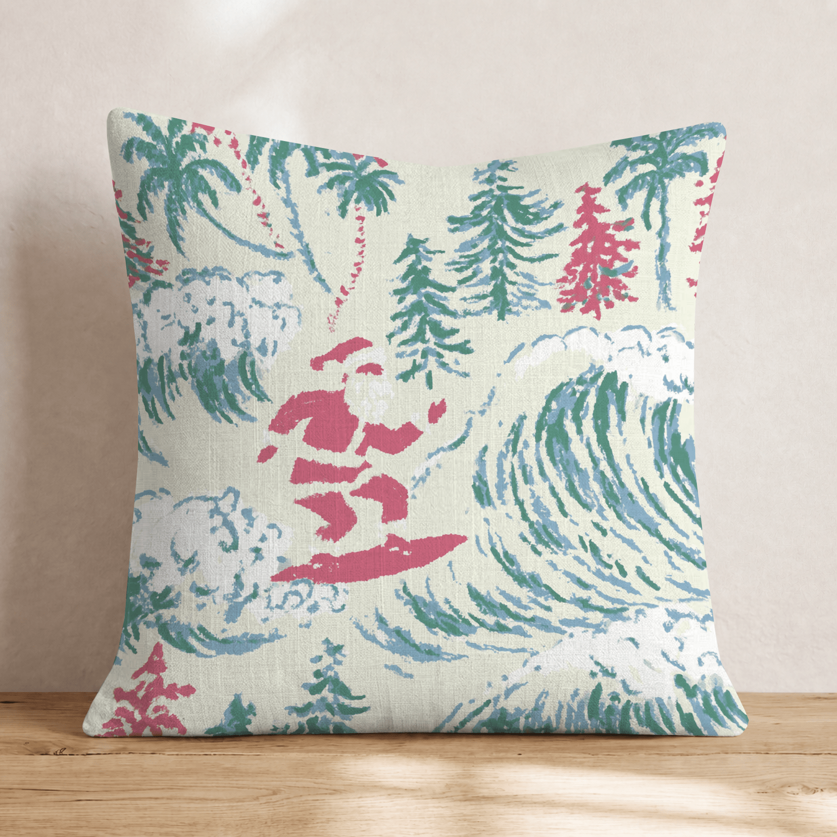 Gnarly Noel Throw Pillow - Hillcroft Home
