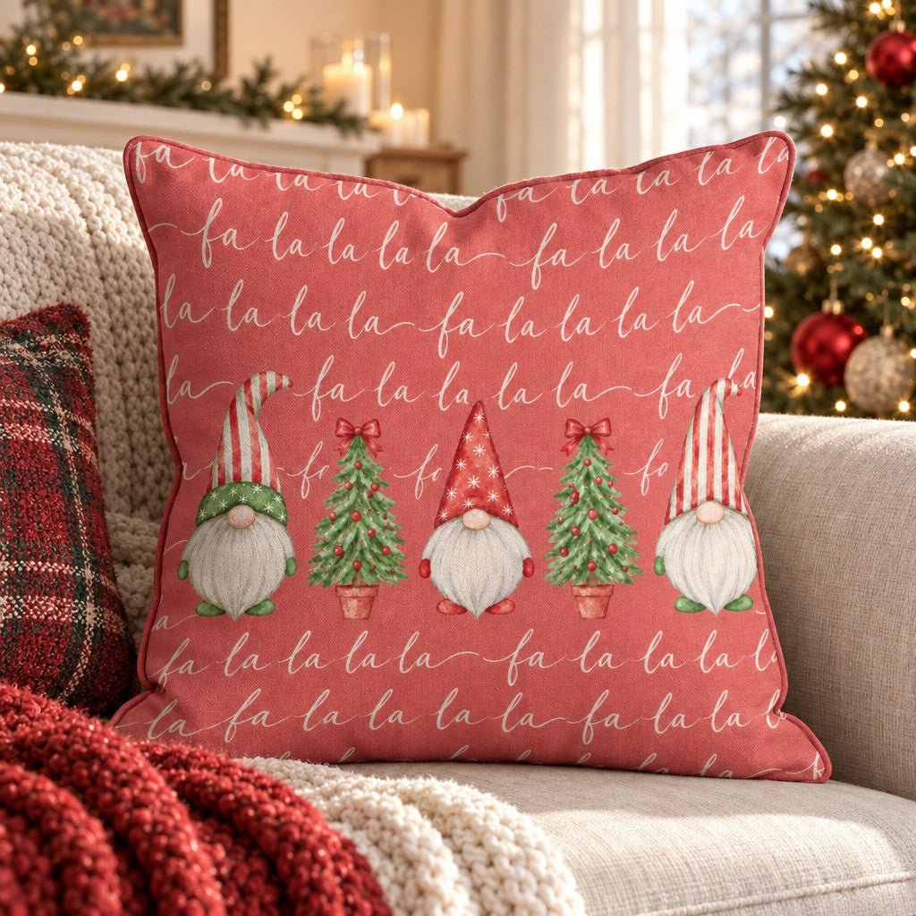 Gnome Place Like Home Throw Pillow throw pillow - Hillcroft Home