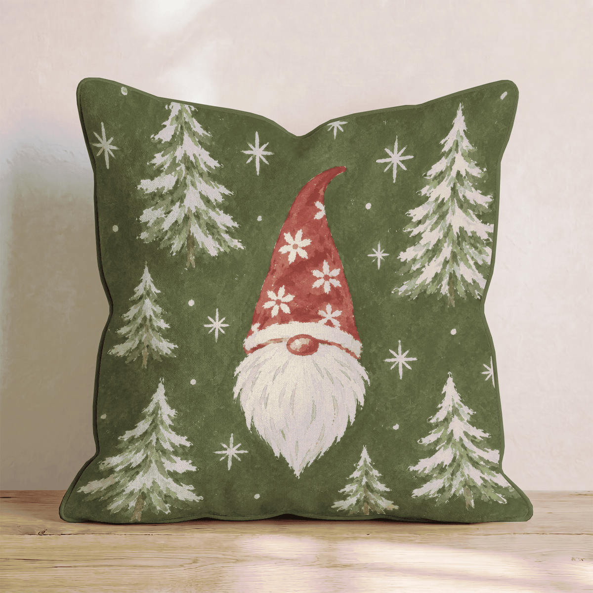 Gnome Sweet Gnome Throw Pillow throw pillow - Hillcroft Home