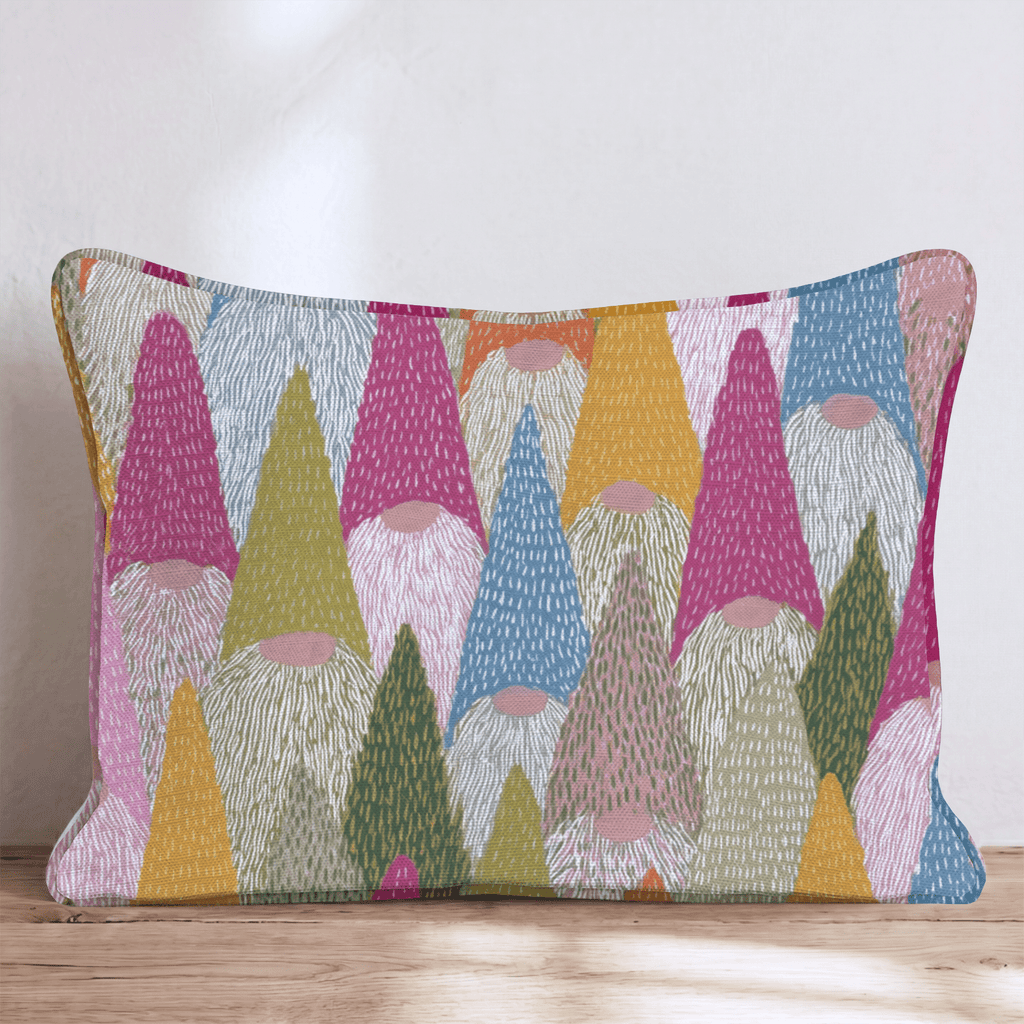 Gnomeville Throw Pillow - Hillcroft Home