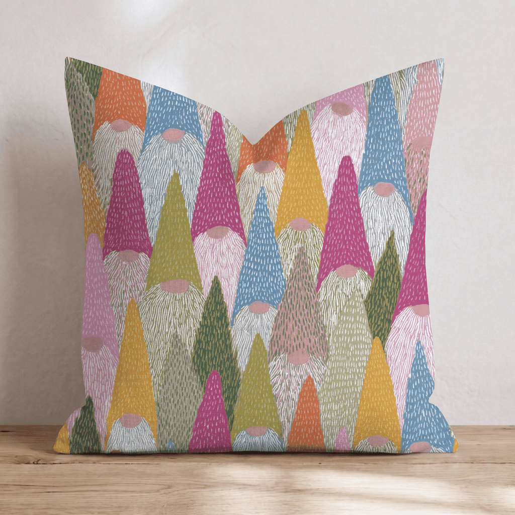 Gnomeville Throw Pillow - Hillcroft Home