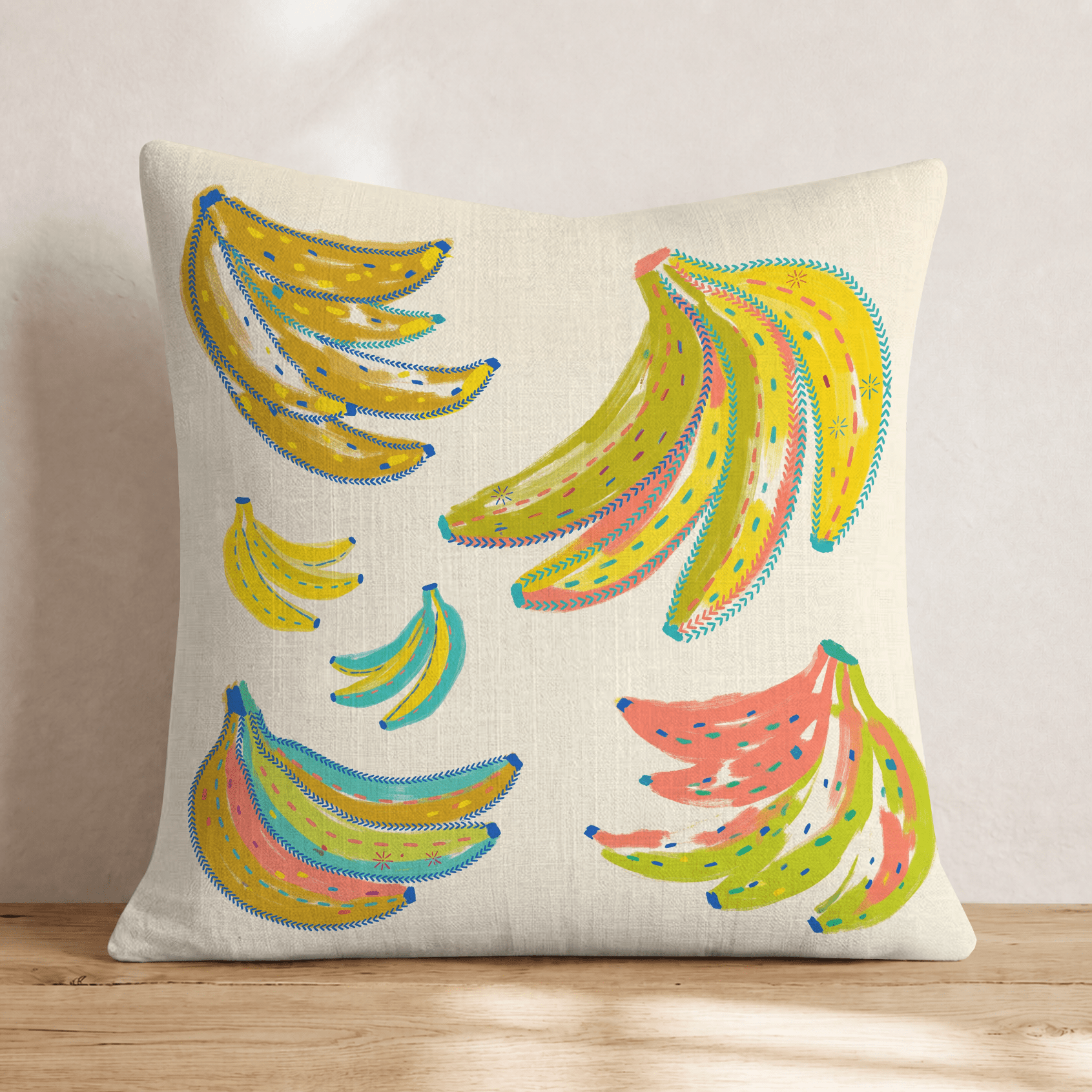 Go Bananas Throw Pillow - Hillcroft Home