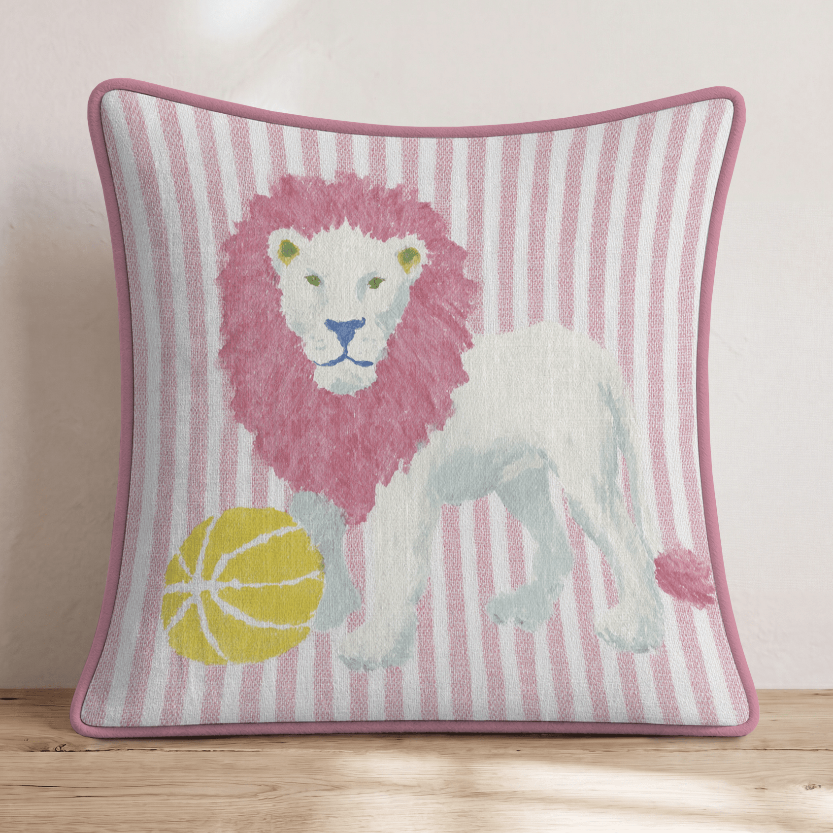 Go Lions Basketball Throw Pillow - Hillcroft Home