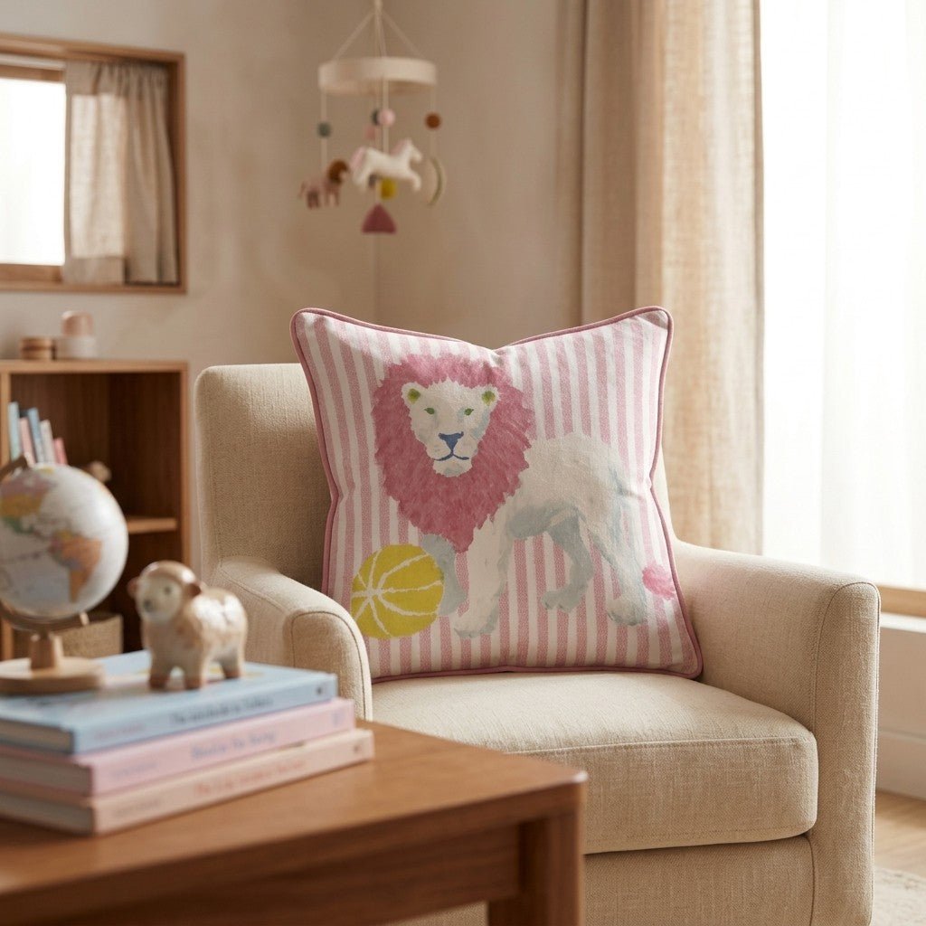 Go Lions Basketball Throw Pillow - Hillcroft Home
