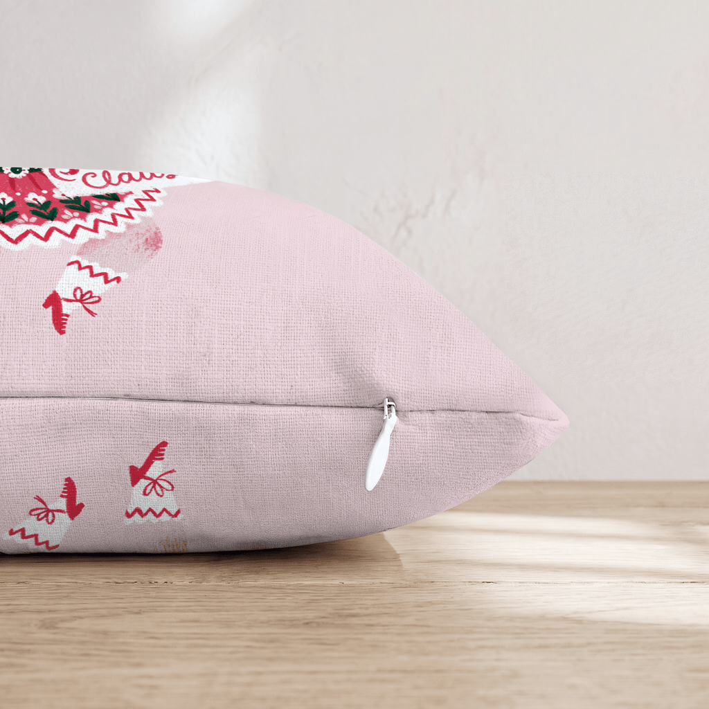 Go Santa Sign Throw Pillow - Hillcroft Home