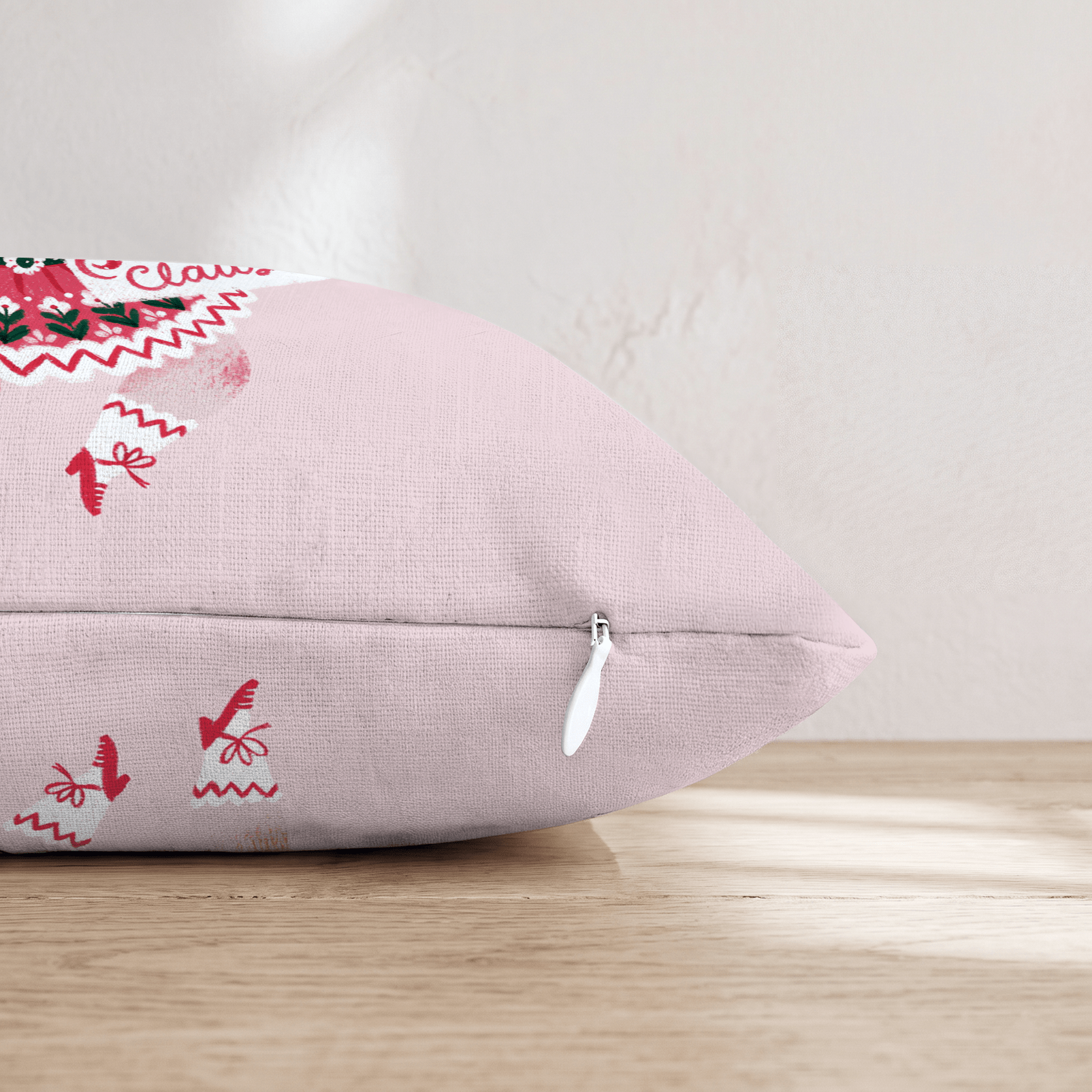 Go Santa Sign Throw Pillow - Hillcroft Home