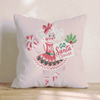 Go Santa Sign Throw Pillow - Hillcroft Home