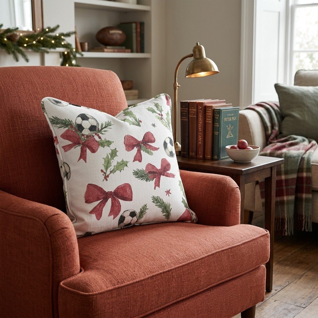 Goal Wreath Throw Pillow - Hillcroft Home