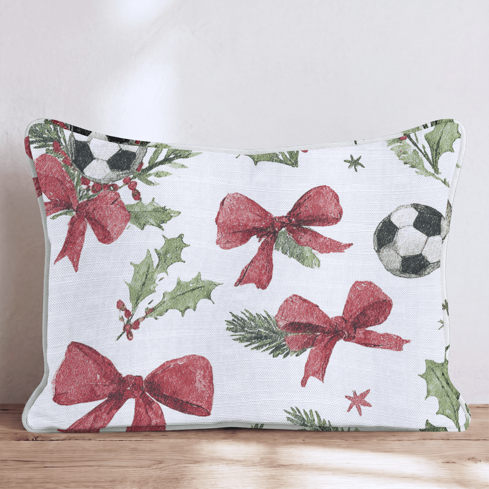 Goal Wreath Throw Pillow - Hillcroft Home