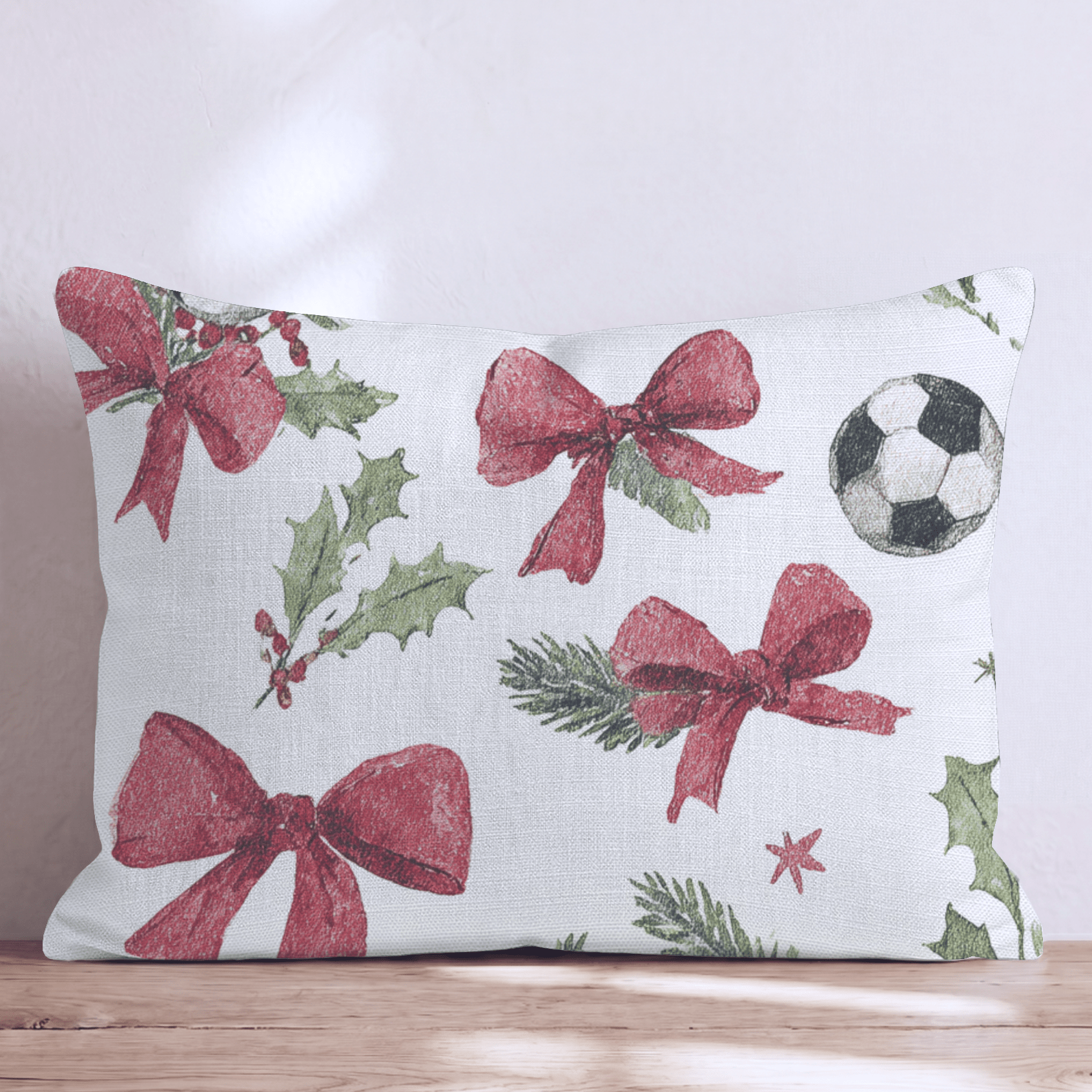 Goal Wreath Throw Pillow - Hillcroft Home