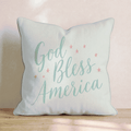 God Bless America Throw Pillow - Hillcroft Home