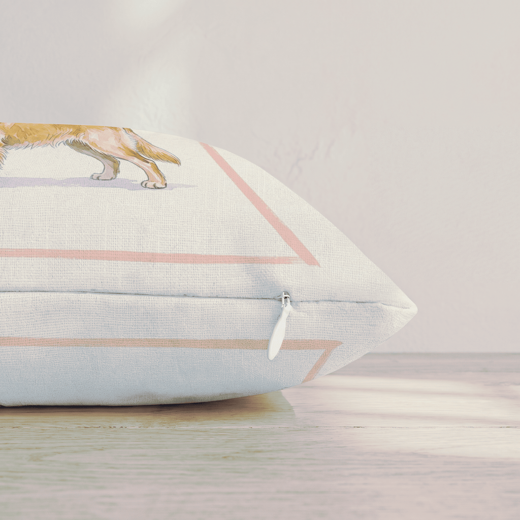 Golden Champagne Throw Pillow throw pillow - Hillcroft Home