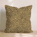 Golden Cheetah Classic Throw Pillow - Hillcroft Home